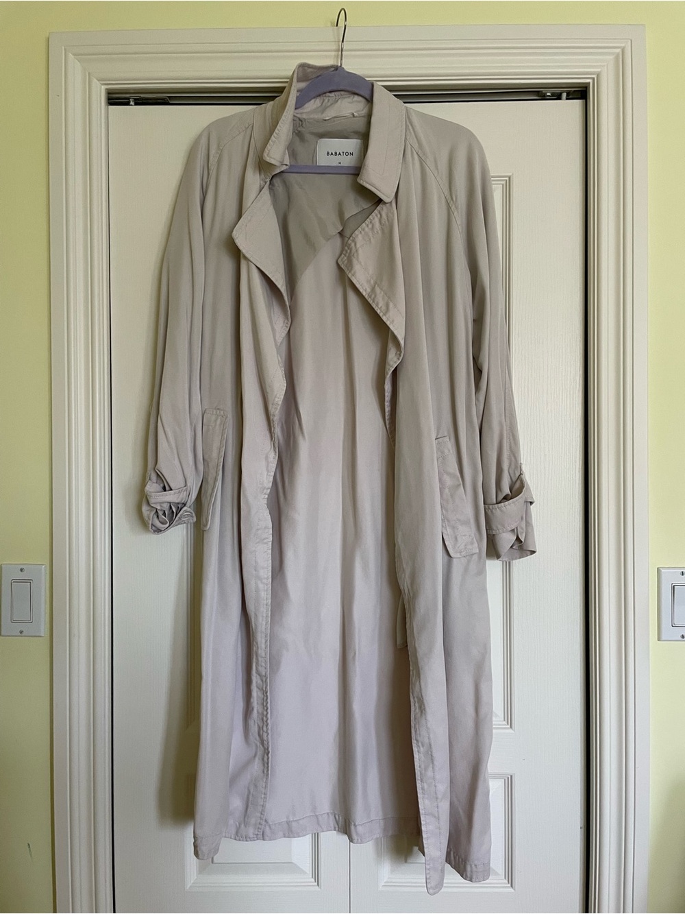 aritzia babaton trench coat